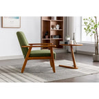 Tufted Accent Chair with Solid Wood Frame, 30.71"H x 25.39"W x 28.74"D