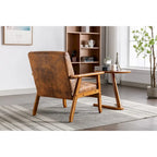 Tufted Accent Chair with Solid Wood Frame, 30.71"H x 25.39"W x 28.74"D