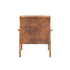 Tufted Accent Chair with Solid Wood Frame, 30.71"H x 25.39"W x 28.74"D