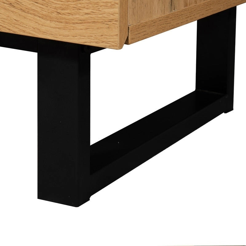 TV Stand for TVs Up to 80", Media Console with Drop-Down Doors and Drawers – 70.9"W x 15"D x 19.7"H