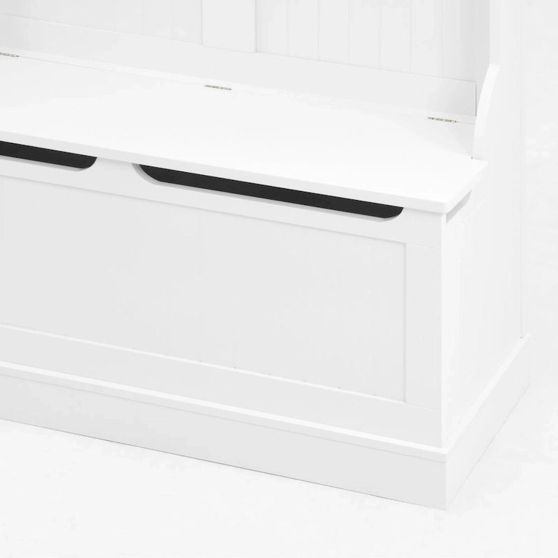 Upholstered Storage Ottoman with Tray Top, 43.3"L x 23.6"W x 16.5"H, Multiple Colors