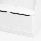 Upholstered Storage Ottoman with Tray Top, 43.3"L x 23.6"W x 16.5"H, Multiple Colors