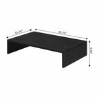 L-Shaped Corner Desk with Storage Shelves, 55"x55" Work Surface, Multiple Colors