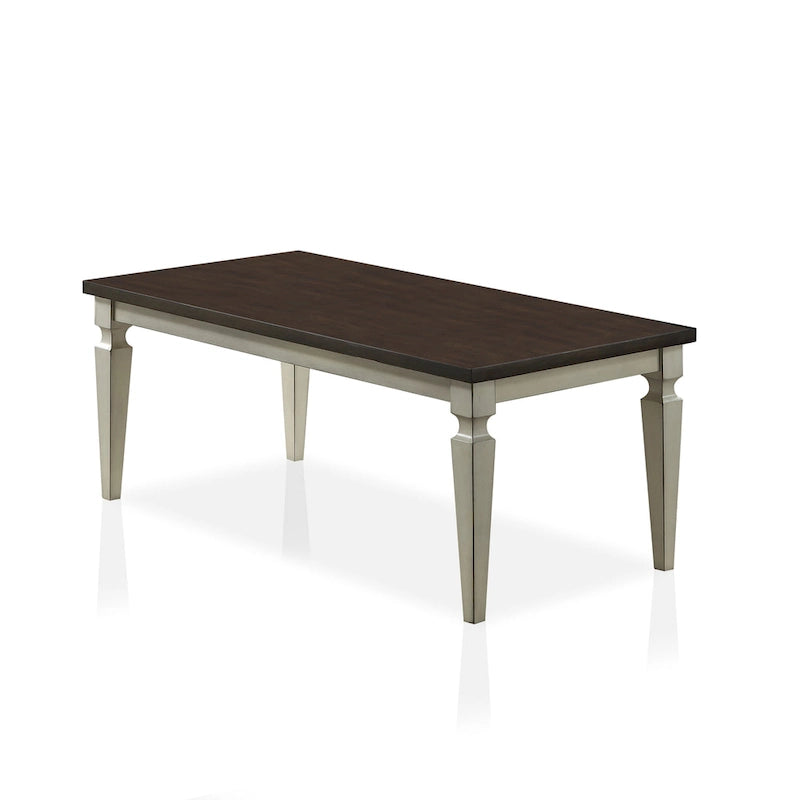 48-inch Solid Wood 3-Piece Coffee Table Set with Distressed Finish