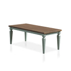 48-inch Solid Wood 3-Piece Coffee Table Set with Distressed Finish