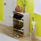 2-Tier Shoe Cabinet, 18mm Particleboard with PVC Edge Banding