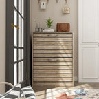 2-Tier Shoe Cabinet, 18mm Particleboard with PVC Edge Banding