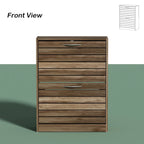 2-Tier Shoe Cabinet, 18mm Particleboard with PVC Edge Banding