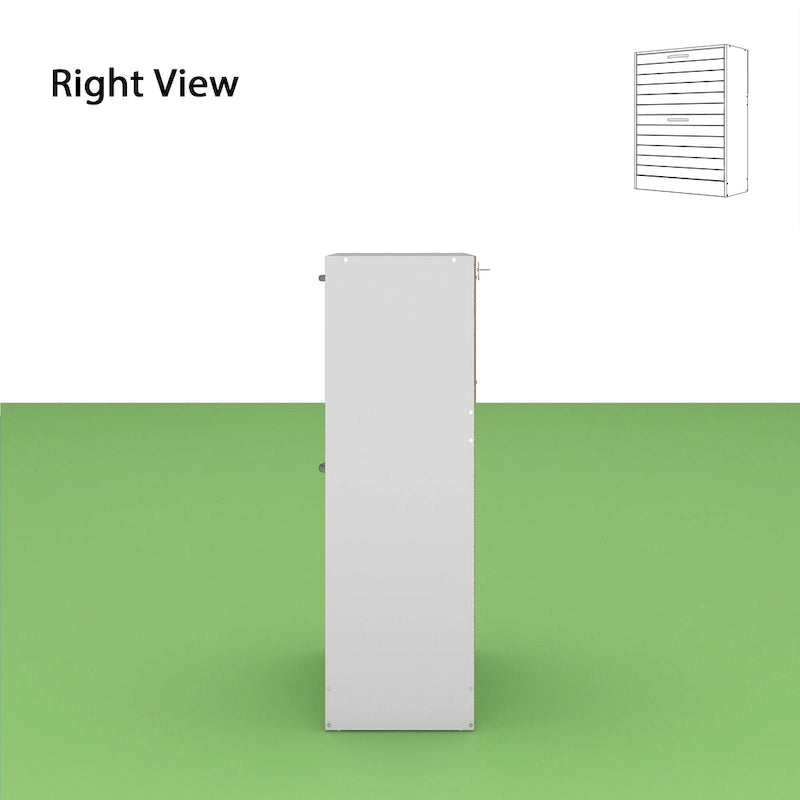 2-Tier Shoe Cabinet, 18mm Particleboard with PVC Edge Banding