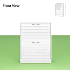 2-Tier Shoe Cabinet, 18mm Particleboard with PVC Edge Banding