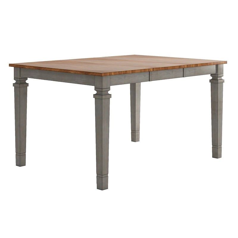 Wood Counter Height Dining Table