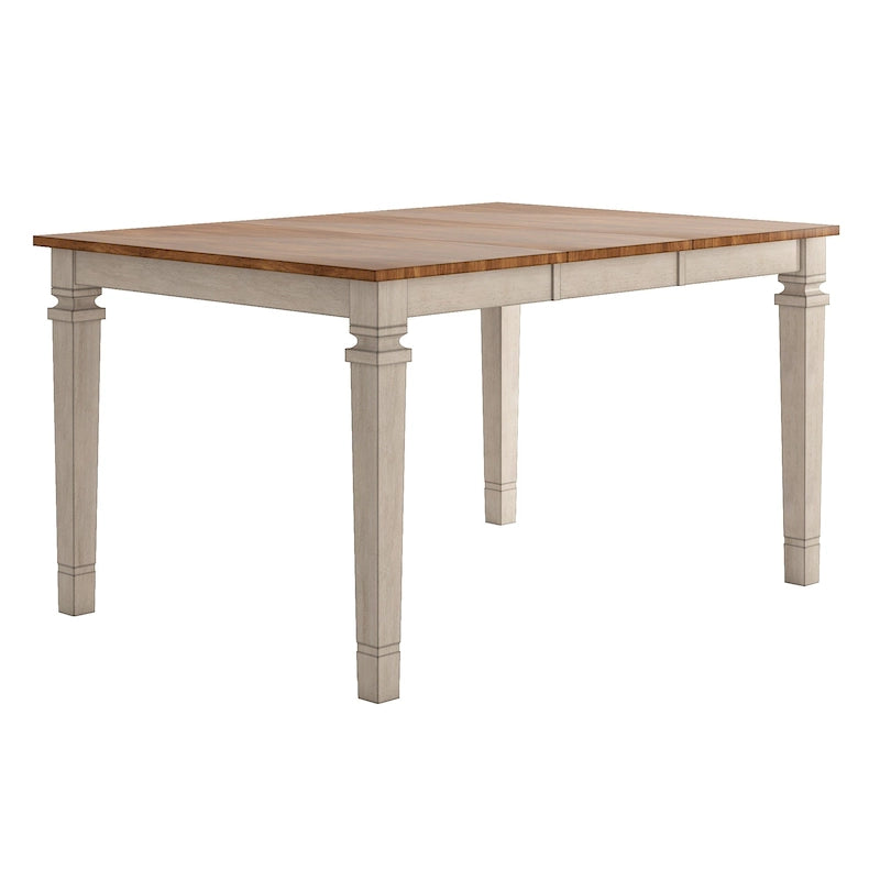 Wood Counter Height Dining Table