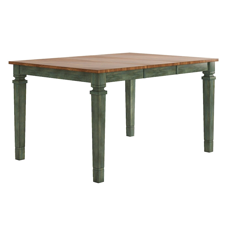 Wood Counter Height Dining Table
