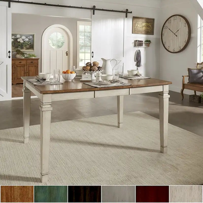 Elena Wood Counter Height Dining Table by 