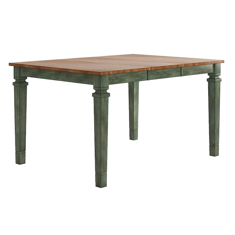 Wood Counter Height Dining Table