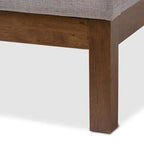 Contemporary Fabric Platform Bed