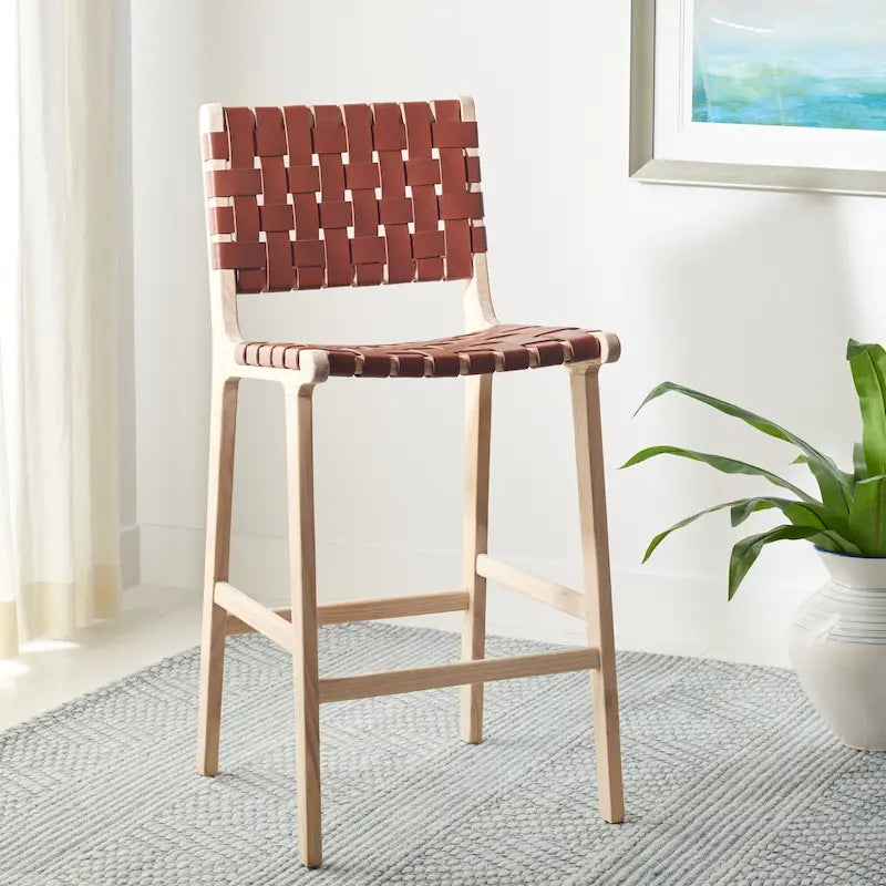 27-inch Woven Counter Stool - 19.7 x 20.1 x 40.7 - 20Wx20Dx41H