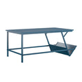 Upholstered Wingback Bed Frame, Queen Size, Linen Fabric Headboard, Multiple Colors