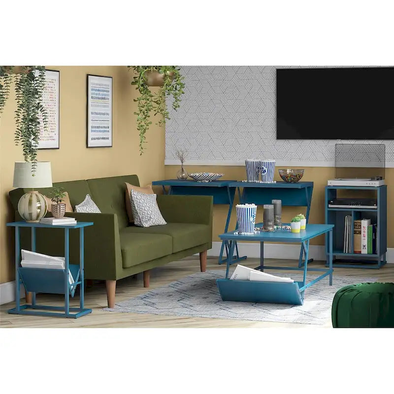 Upholstered Wingback Bed Frame, Queen Size, Linen Fabric Headboard, Multiple Colors