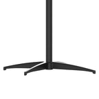 24" Round Wood Cocktail Table with Adjustable Column Heights (30" and 42")