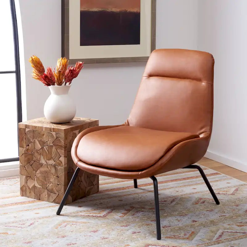 Velvet Accent Chair with Metal Legs - 24W x 28D x 32H