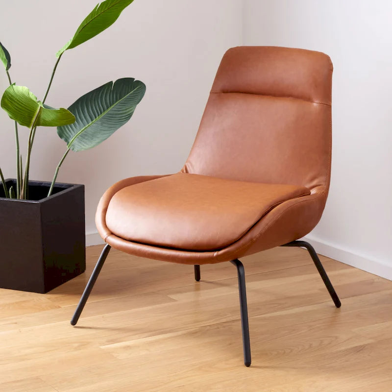 Velvet Accent Chair with Metal Legs - 24W x 28D x 32H