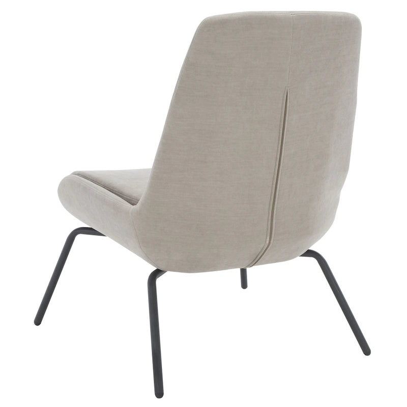 Velvet Accent Chair with Metal Legs - 24W x 28D x 32H