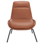 Velvet Accent Chair with Metal Legs - 24W x 28D x 32H