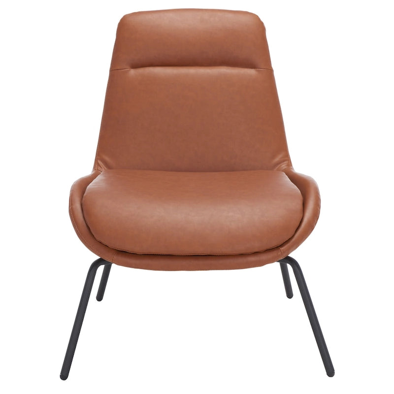 Velvet Accent Chair with Metal Legs - 24W x 28D x 32H