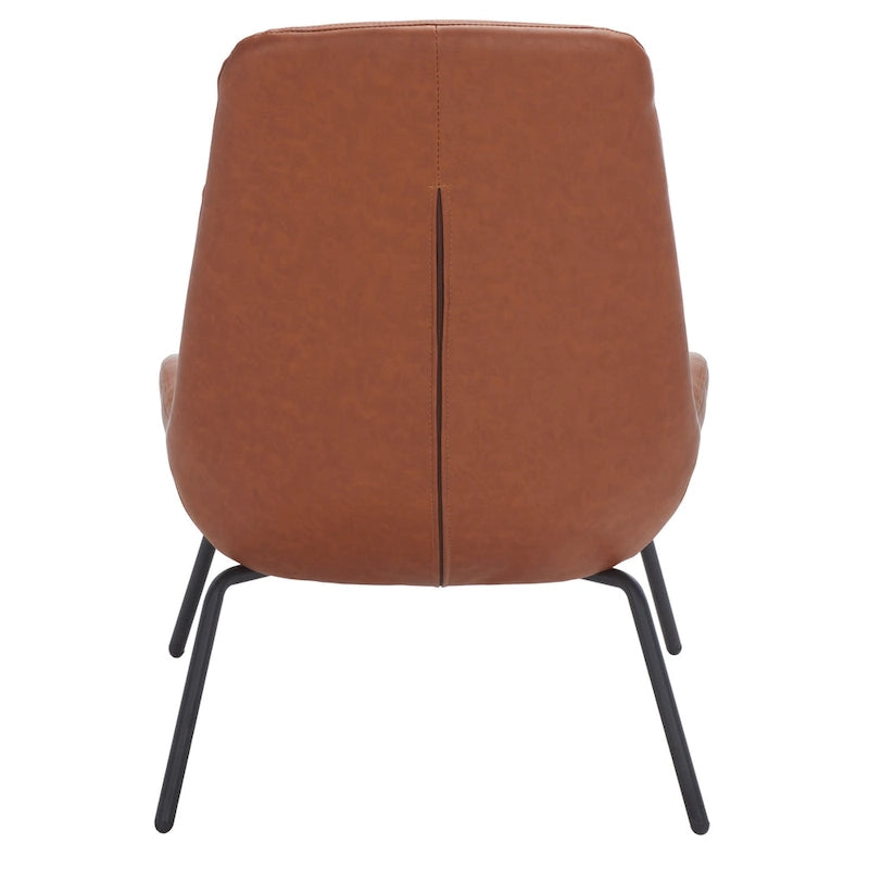 Velvet Accent Chair with Metal Legs - 24W x 28D x 32H