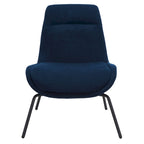Velvet Accent Chair with Metal Legs - 24W x 28D x 32H