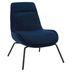 Velvet Accent Chair with Metal Legs - 24W x 28D x 32H