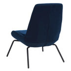 Velvet Accent Chair with Metal Legs - 24W x 28D x 32H