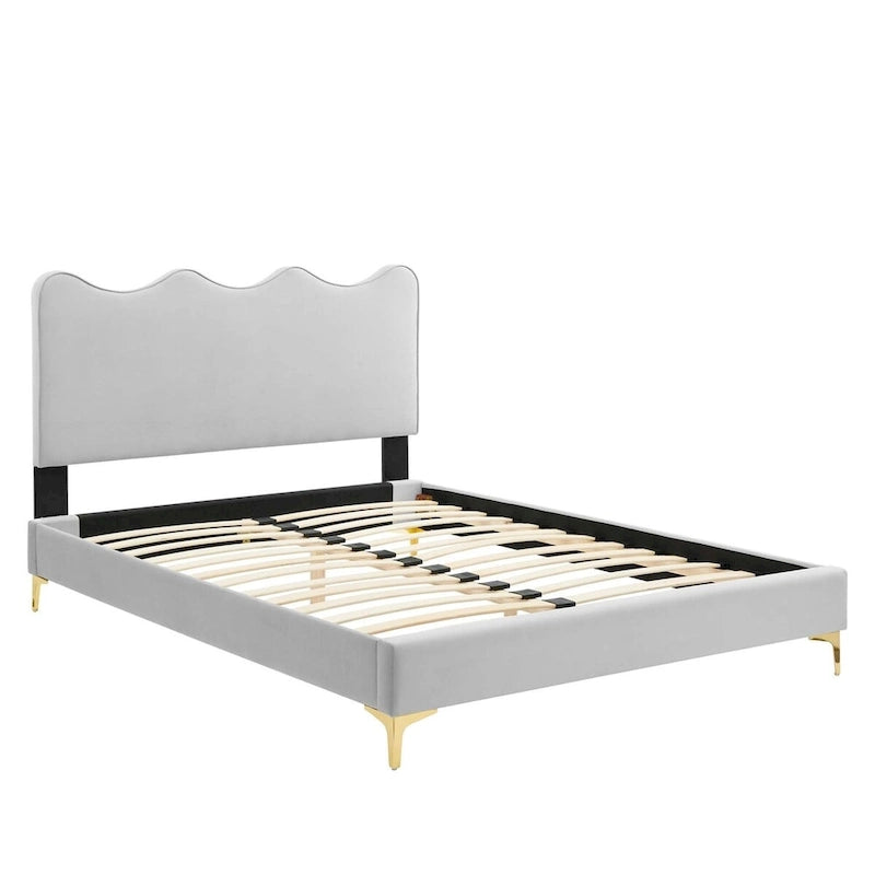 Performance Velvet Full Platform Bed