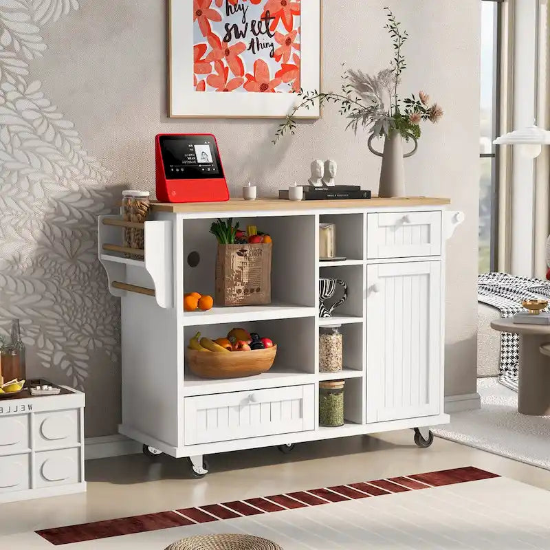 Solid Wood Coffee Table with Lower Shelf, 47.2"L x 23.6"W x 17.7"H, Multiple Finishes