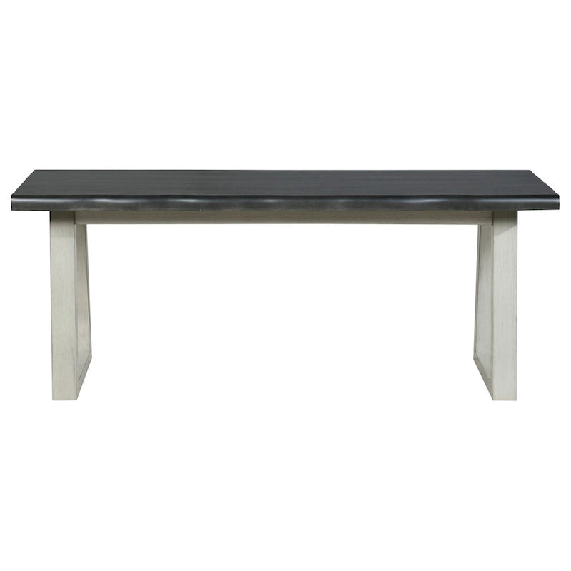 Solid Wood Entryway Bench, Rustic Sand or Charcoal Finish