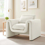 Boucle Upholstered Armchair