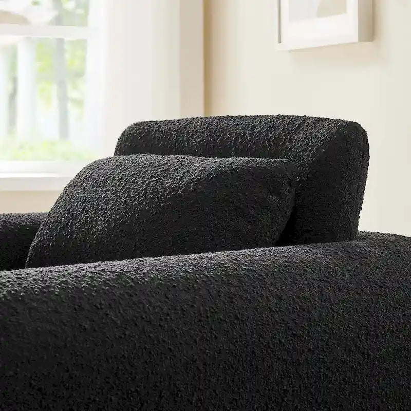 Boucle Upholstered Armchair