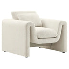 Boucle Upholstered Armchair