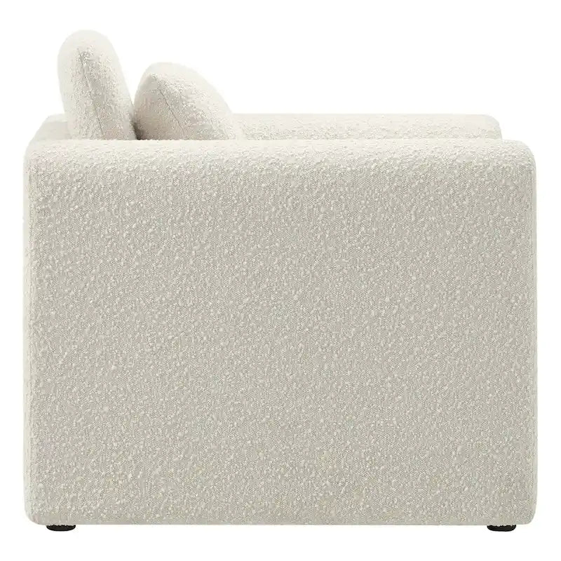 Boucle Upholstered Armchair
