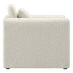 Boucle Upholstered Armchair