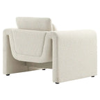 Boucle Upholstered Armchair