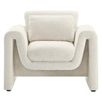 Boucle Upholstered Armchair