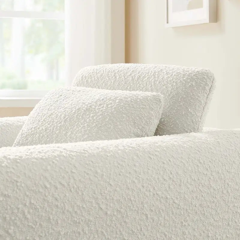 Boucle Upholstered Armchair