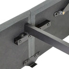 Full Size Bed Frame with Gas Lift Under-Bed Storage and USB Ports