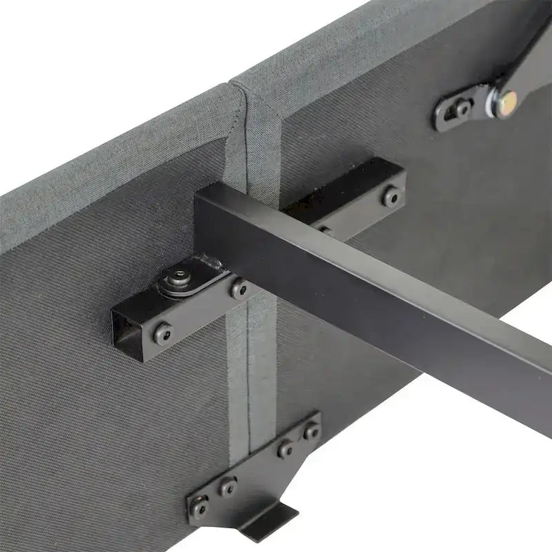 Full Size Bed Frame with Gas Lift Under-Bed Storage and USB Ports