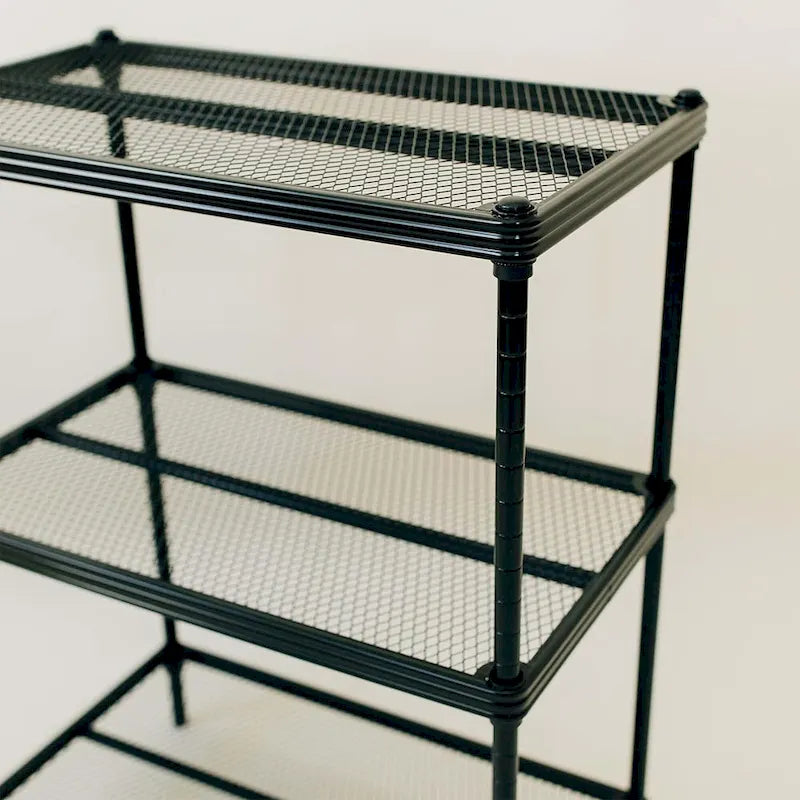 3-Tier Metal Storage Shelving Unit, 440 lb Capacity per Shelf, No Tools Required