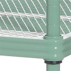 3-Tier Metal Storage Shelving Unit, 440 lb Capacity per Shelf, No Tools Required