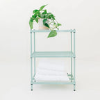 3-Tier Metal Storage Shelving Unit, 440 lb Capacity per Shelf, No Tools Required