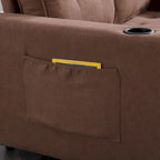Upholstered Futon Sofa Bed, Foldable 3-in-1 Tufted Loveseat with Cup Holder, Multiple Colors